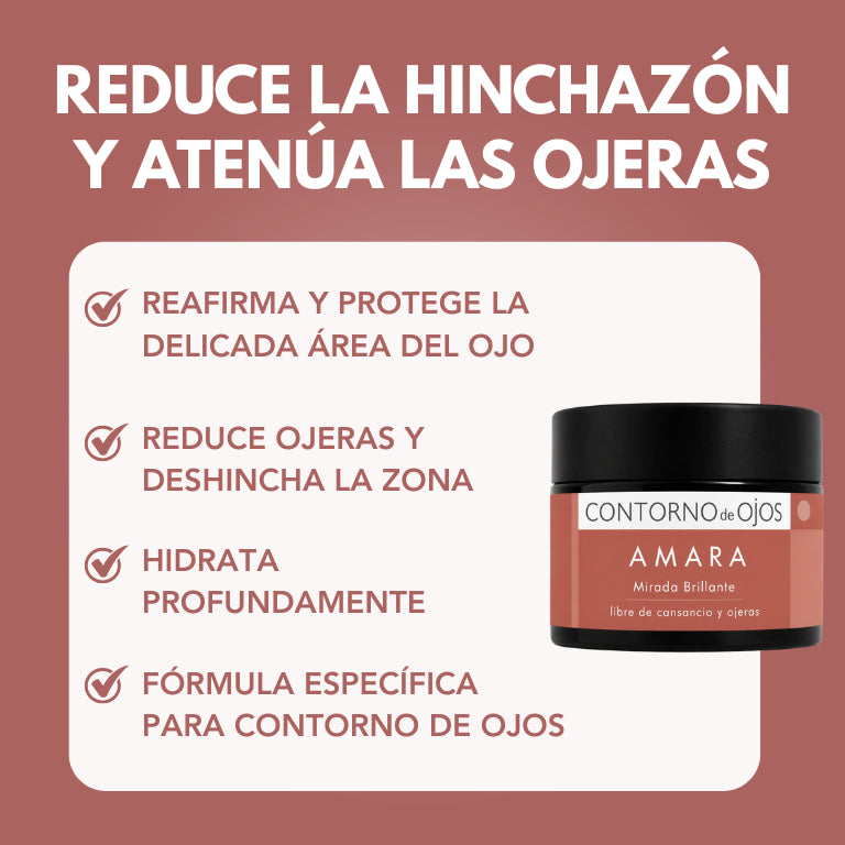 Crema para Contorno de Ojos: Desinflama ojeras y bolsas