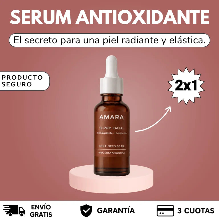 PROMO 2x1 | SERUM ANTIOXIDANTE : REDUCE ARRUGAS Y LINEAS DE EXPRESIÓN