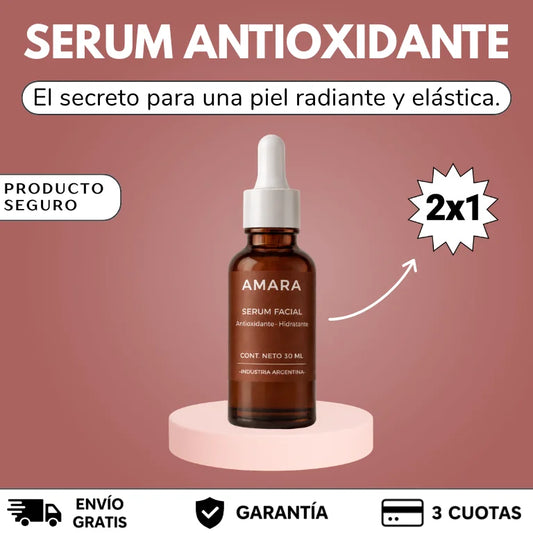 PROMO 2x1 | SERUM ANTIOXIDANTE : REDUCE ARRUGAS Y LINEAS DE EXPRESIÓN