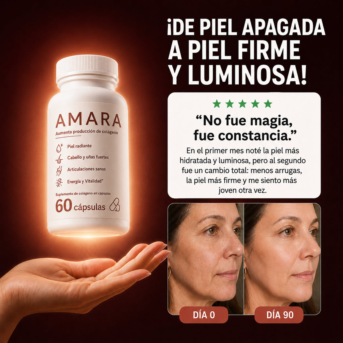 CÁPSULAS DE COLÁGENO – Recuperá tu piel, tu energía y tu vitalidad